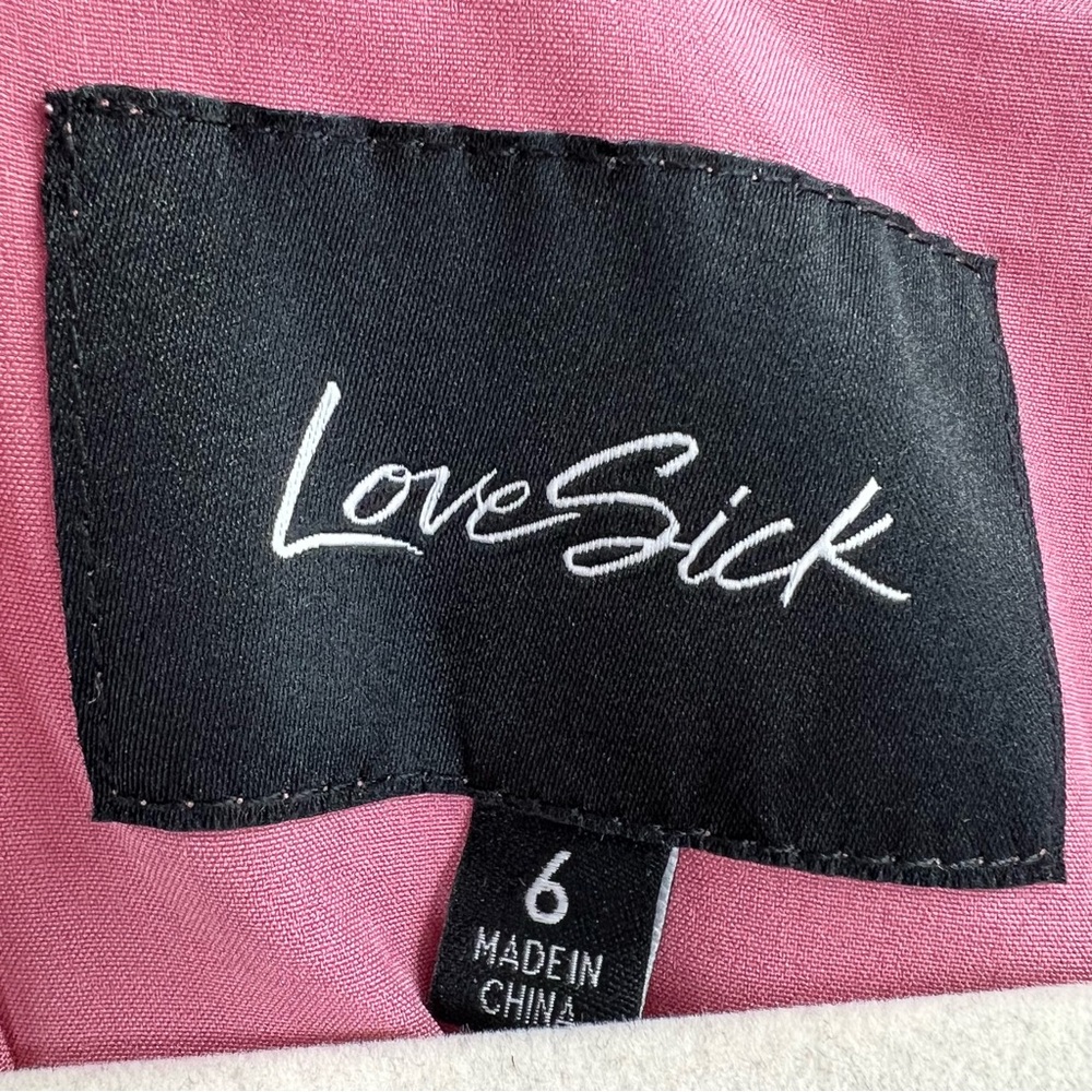 Torrid NWT LoveSick Color Block Bomber Stretch Woven Mauve Wash size 30/6X - Picture 6 of 9